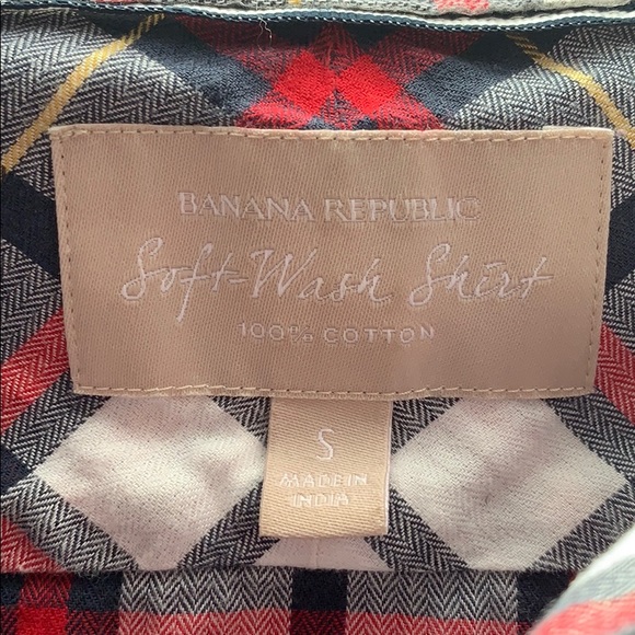 Banana Republic Long Sleeve Plaid Shirt - Picture 4 of 7